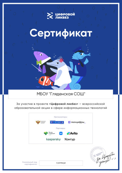 Урок цифровой грамотности и кибербезопасности в рамках просветительского проекта «Цифровой ликбез».